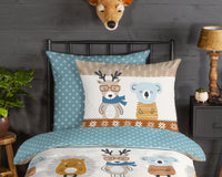 Guten Morgen Flanellen Kinderbecher bedecken "Woodland" - Multi - Rits