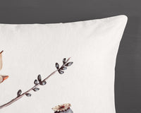 Guten Morgen Flanellen Duvet Cover "Mirre" - Sand - Rits