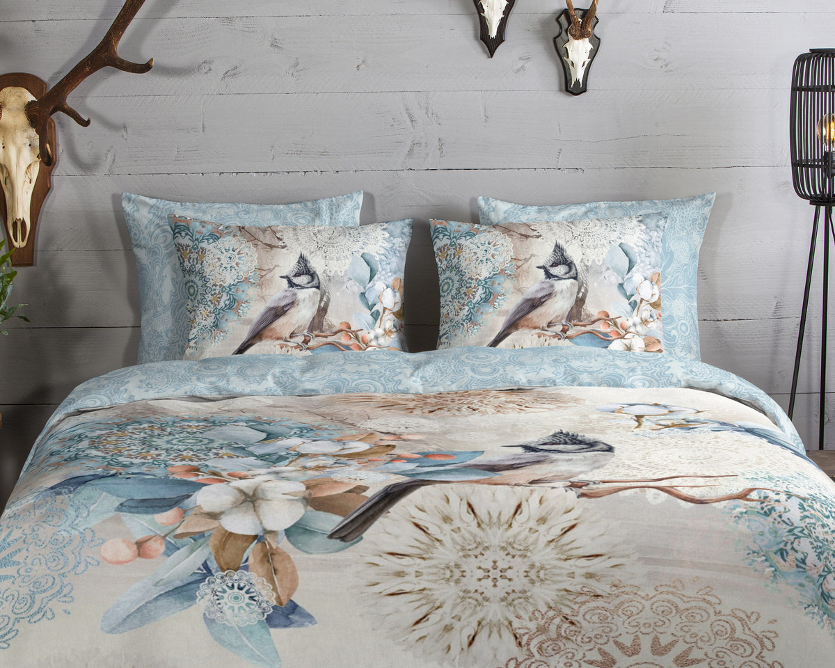 Hip Flanellen Duvet Cover "Frior" - Multi - Dubbele instopflap
