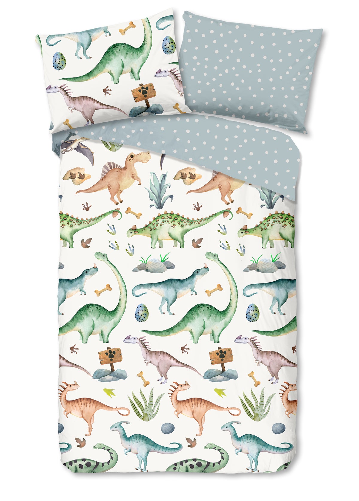 Guten Morgen Flanellen Duvet Cover "didi" - Multi - Rits