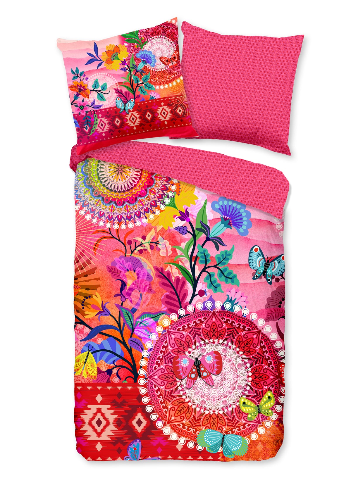 Hip Satin Duvet Cover "Giselah" - Multi - Rits