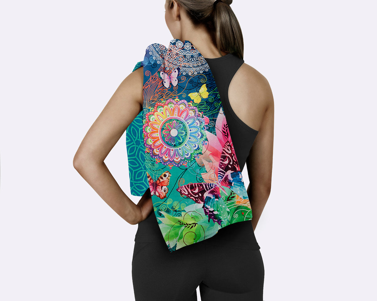 BeachTowel Sport & Travel Polyvelvet Hip Multi - Gesloten