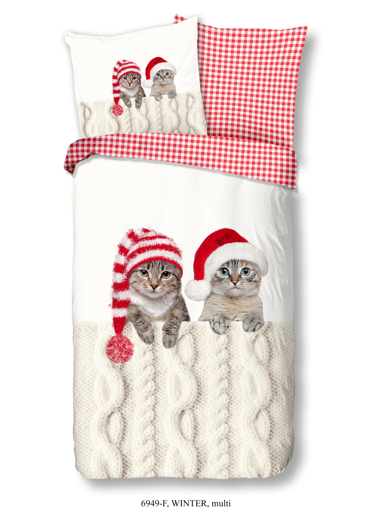 Guten Morgen Flanellen Kinderbecher Deckung "Winter" - Multi - Rits