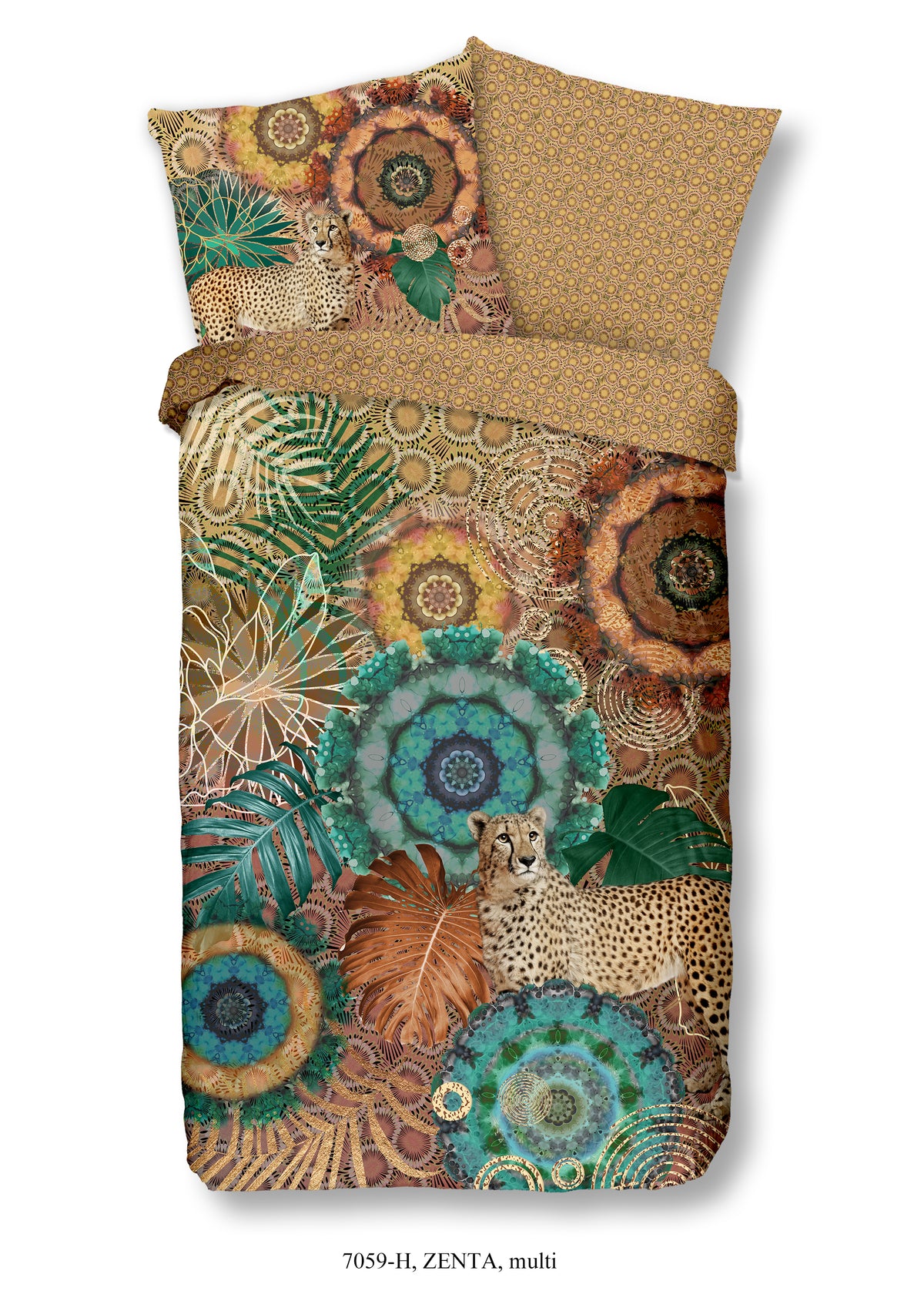 Hip Satin Duvet Cover "Zenta" - Multi - Rits