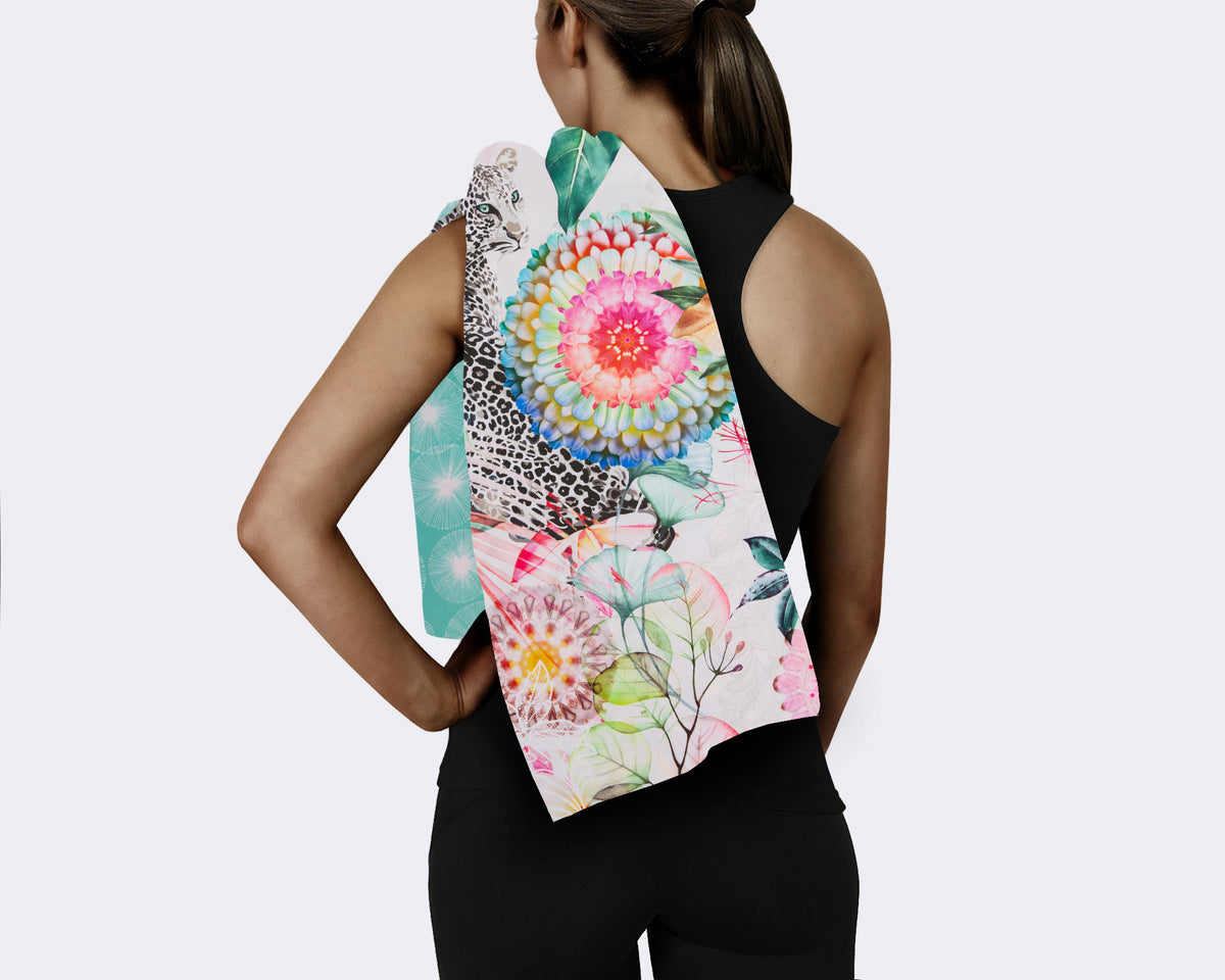 BeachTowel Sport & Travel Polyvelvet Hip Multi - Gesloten
