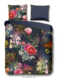 Descanso Satin Bettdecke "Simone" - Multi - Dubbele instopflap