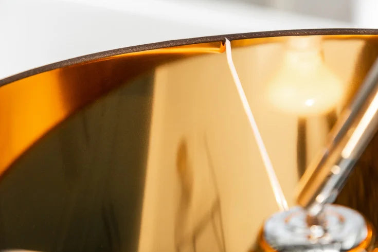 FORMA Design Bogenlampe 215cm schwarz gold Stehlampe mit Marmorfuß