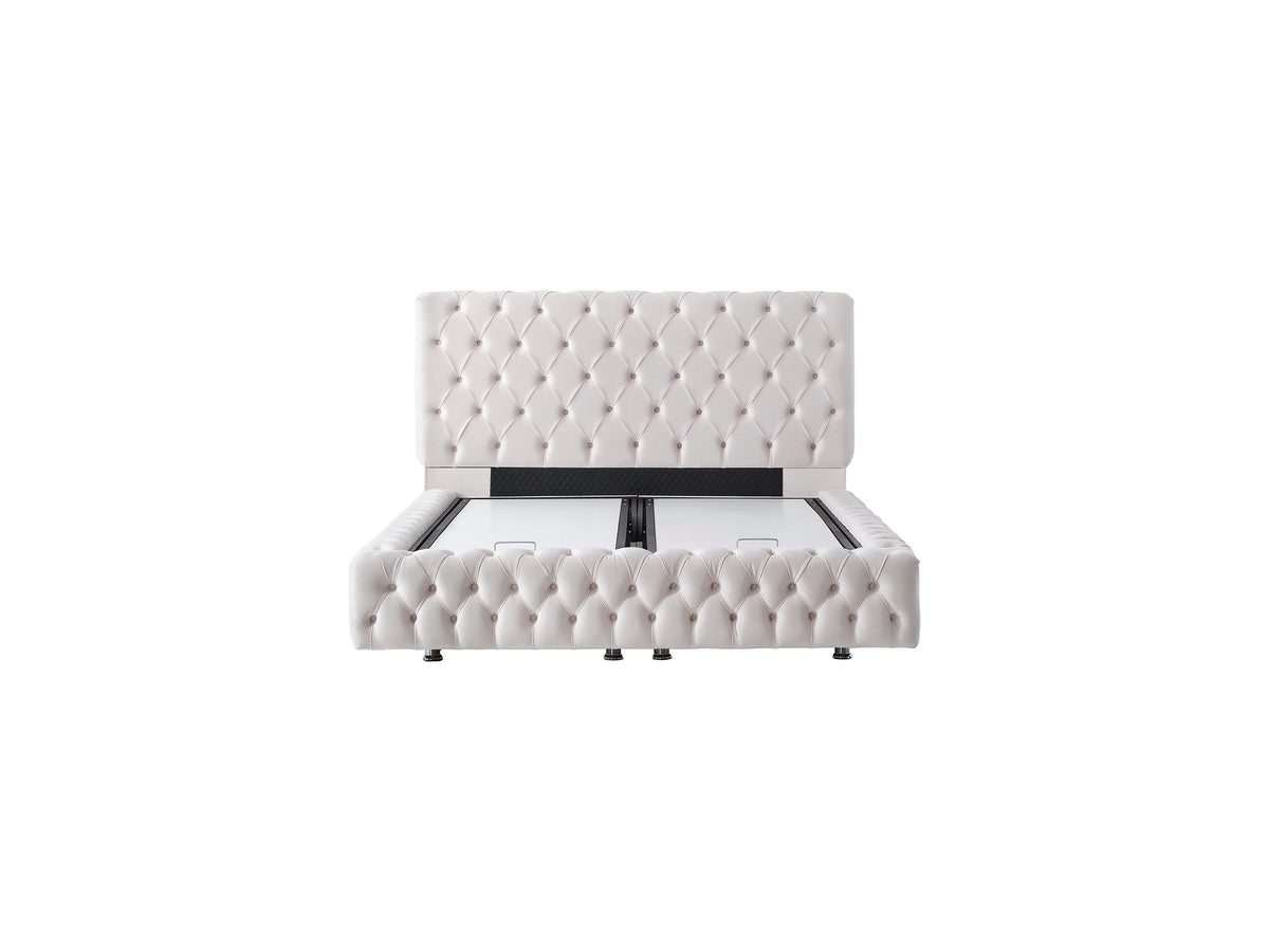 Design CHESTER Bett, Boxspringbett ohne Matratze