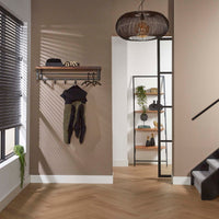 Garderobe Daytona Hutablage 6 Haken / Massiv Saja
