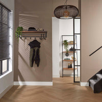 Garderobe Daytona Hutablage 6 Haken / Massiv Saja