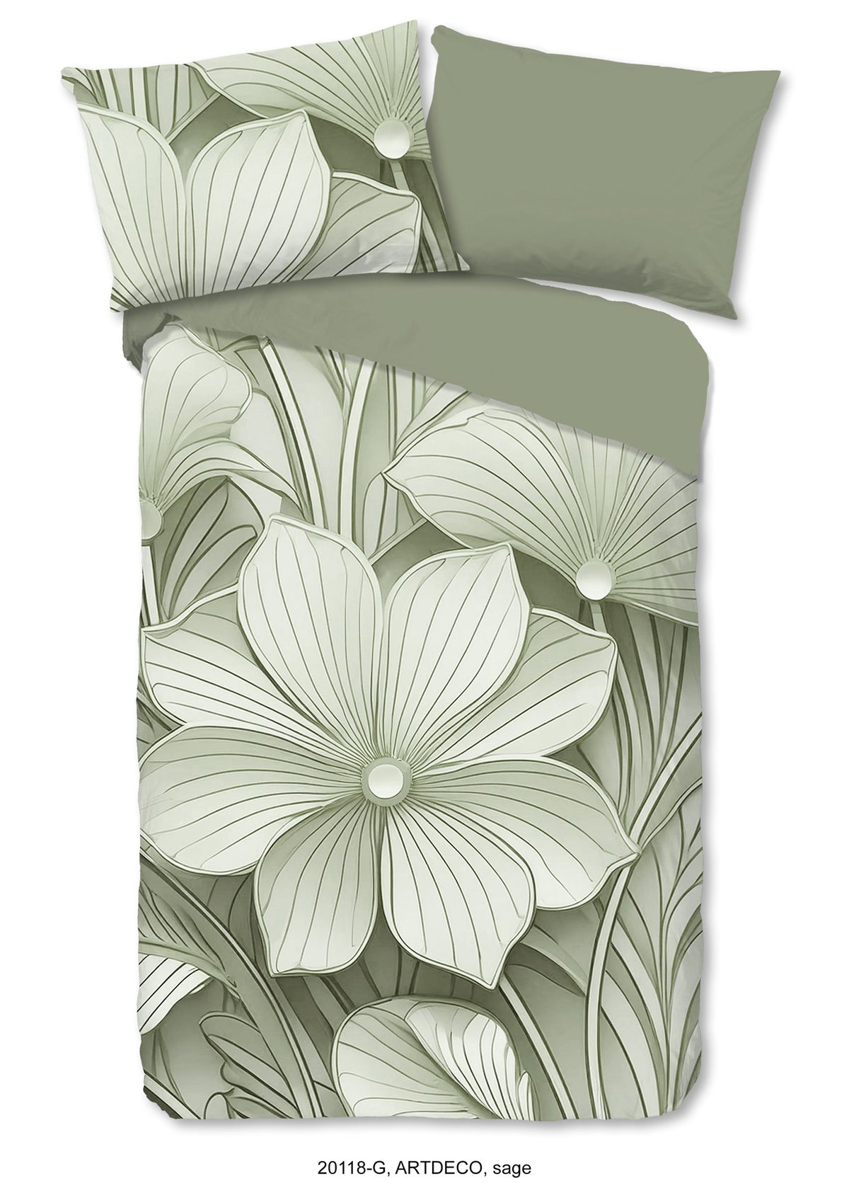 Bettwäsche ARTDECO Bettbezug mit Kissenbezug