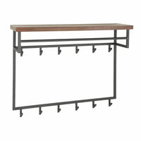 Garderobe Daytona hoch Hutablage 12 Haken / Massiv Saja