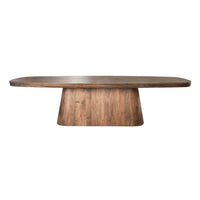 Esstisch Arcadia dänisch oval / Massiv Akazie braun