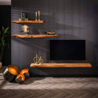Wandregal Tree 150cm / Massiv Akazie