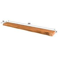 SNAKE Design shelf 165cm oak look bookcase with five shelves