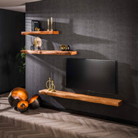 SNAKE Design shelf 165cm oak look bookcase with five shelves