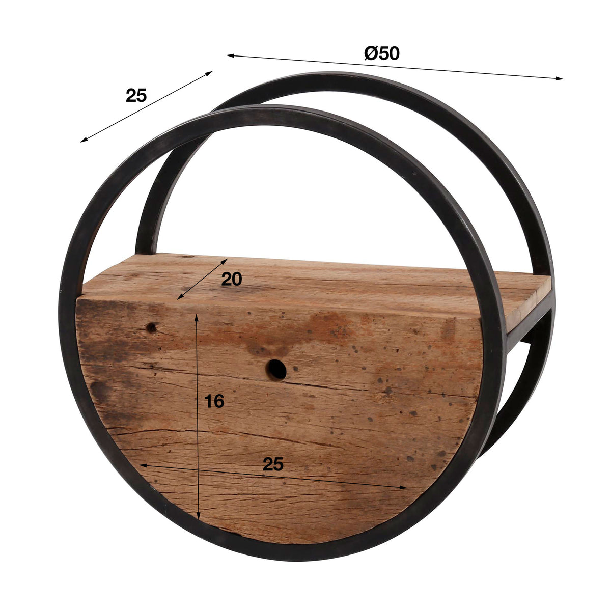 SNAKE Design shelf 165cm oak look bookcase with five shelves