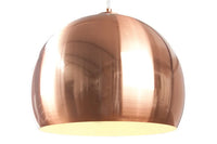 COPPER BALL Moderne Hängeleuchte 30cm kupfer Hängelampe höhenverstellbar