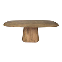 WAVE Centro Esstisch dänisch oval 215cm / Massiv Mango sand
