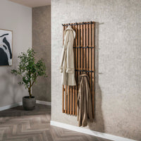 Garderobe Tweak hoch 14 Haken / Massiv Mango sand