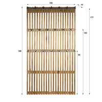 Garderobe Tweak hoch XL 20 Haken / Massiv Mango sand