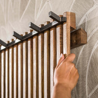 Garderobe Tweak hoch XL 20 Haken / Massiv Mango sand