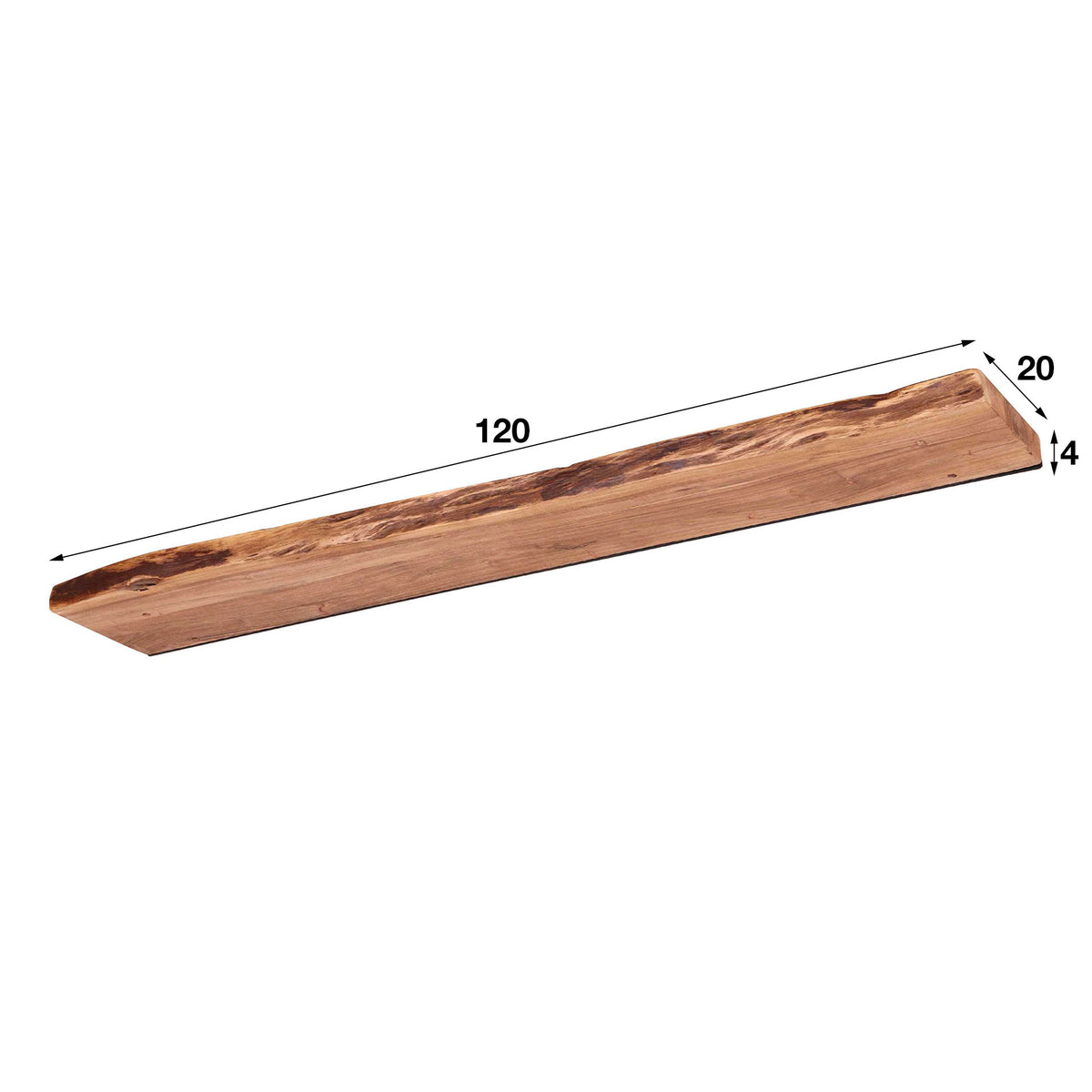 SNAKE Design shelf 165cm oak look bookcase with five shelves