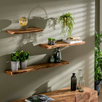SNAKE Design shelf 165cm oak look bookcase with five shelves