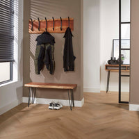 EDGE Wandgarderobe Garderobe 2x6 Haken 100cm / Massiv Akazie