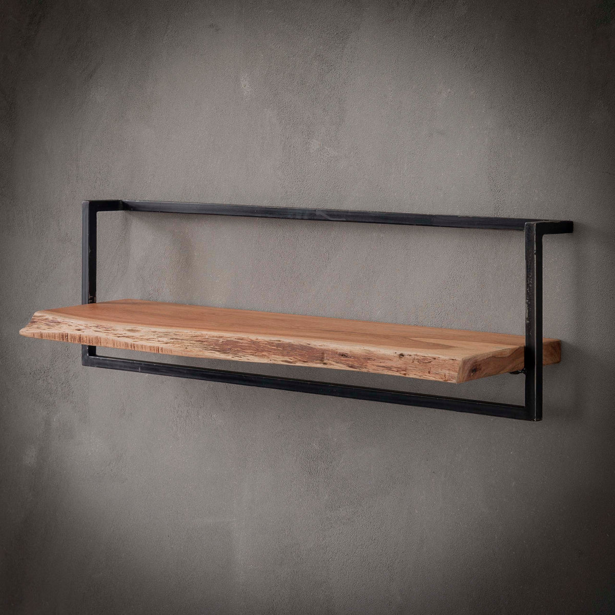 Wandregal Edge Frame / Massiv Akazie
