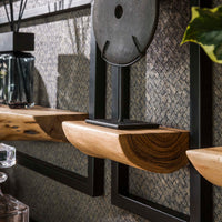 SNAKE Design shelf 165cm oak look bookcase with five shelves