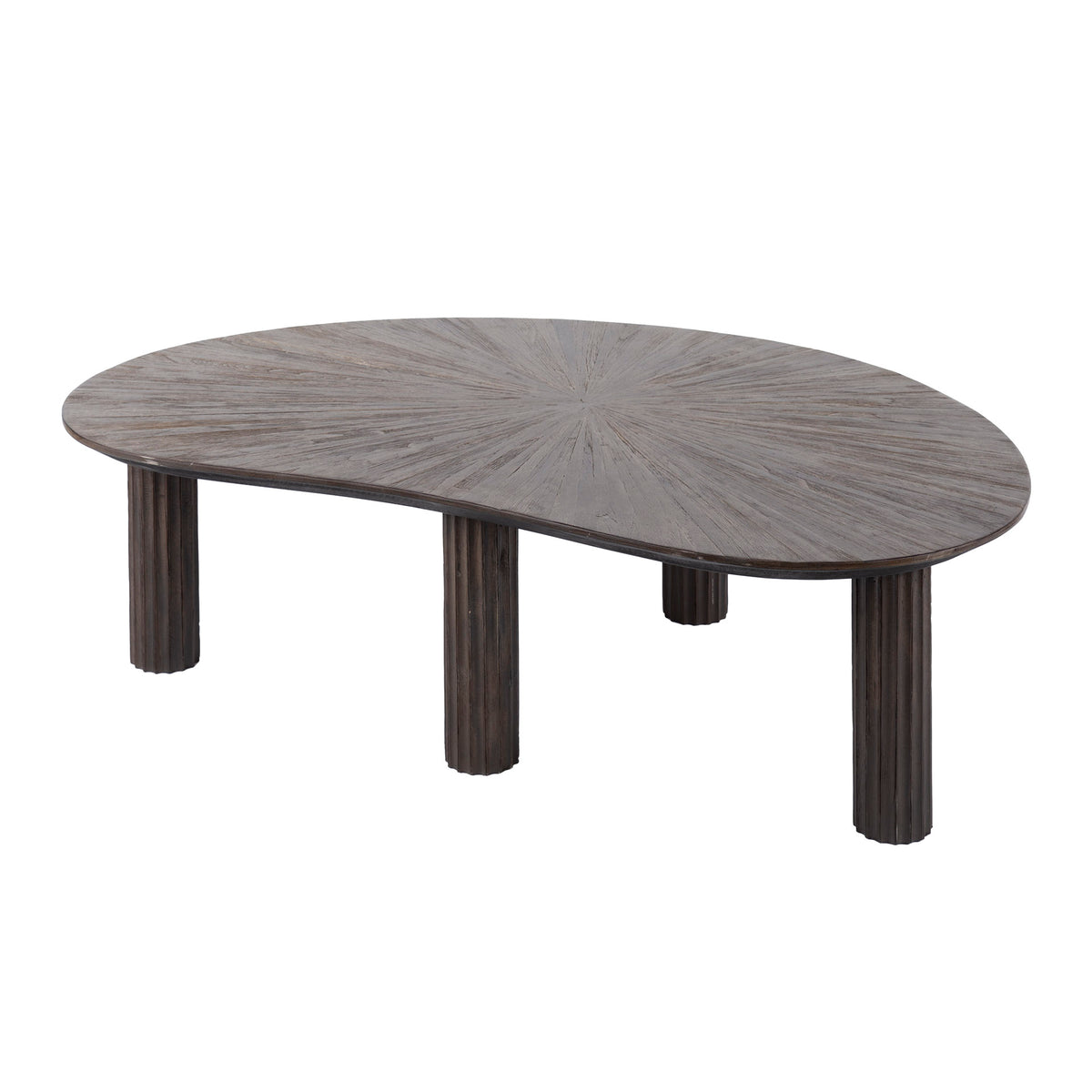 MAYA TEAK Couchtisch 110cm / Massiv Teak Espresso