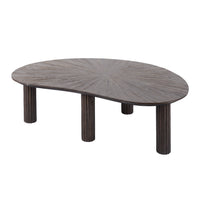 MAYA TEAK Couchtisch 110cm / Massiv Teak Espresso