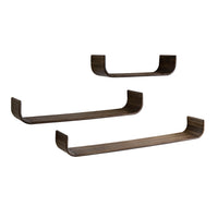 SNAKE Design shelf 165cm oak look bookcase with five shelves