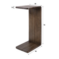 Überstelltisch Maya Teak / Massiv Teak Espresso