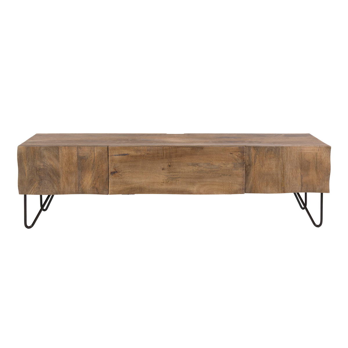 WAVE Design TV Board 160cm black mango solid wood