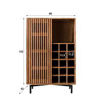 Weinschrank Slide / Massiv Akazie