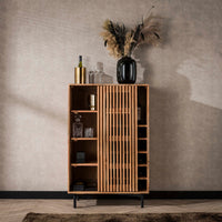 Weinschrank Slide / Massiv Akazie