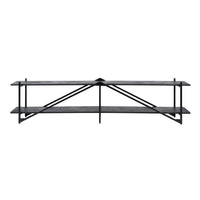 WAVE Design TV Board 160cm black mango solid wood