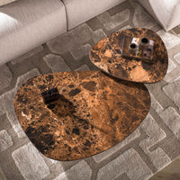 Couchtisch Empera dreieckig Set aus 2 / Keramik dark emperador