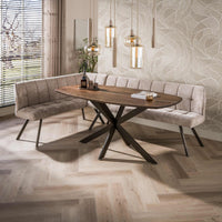 Esstisch Arhus Solid dänisch oval / Massiv Akazie