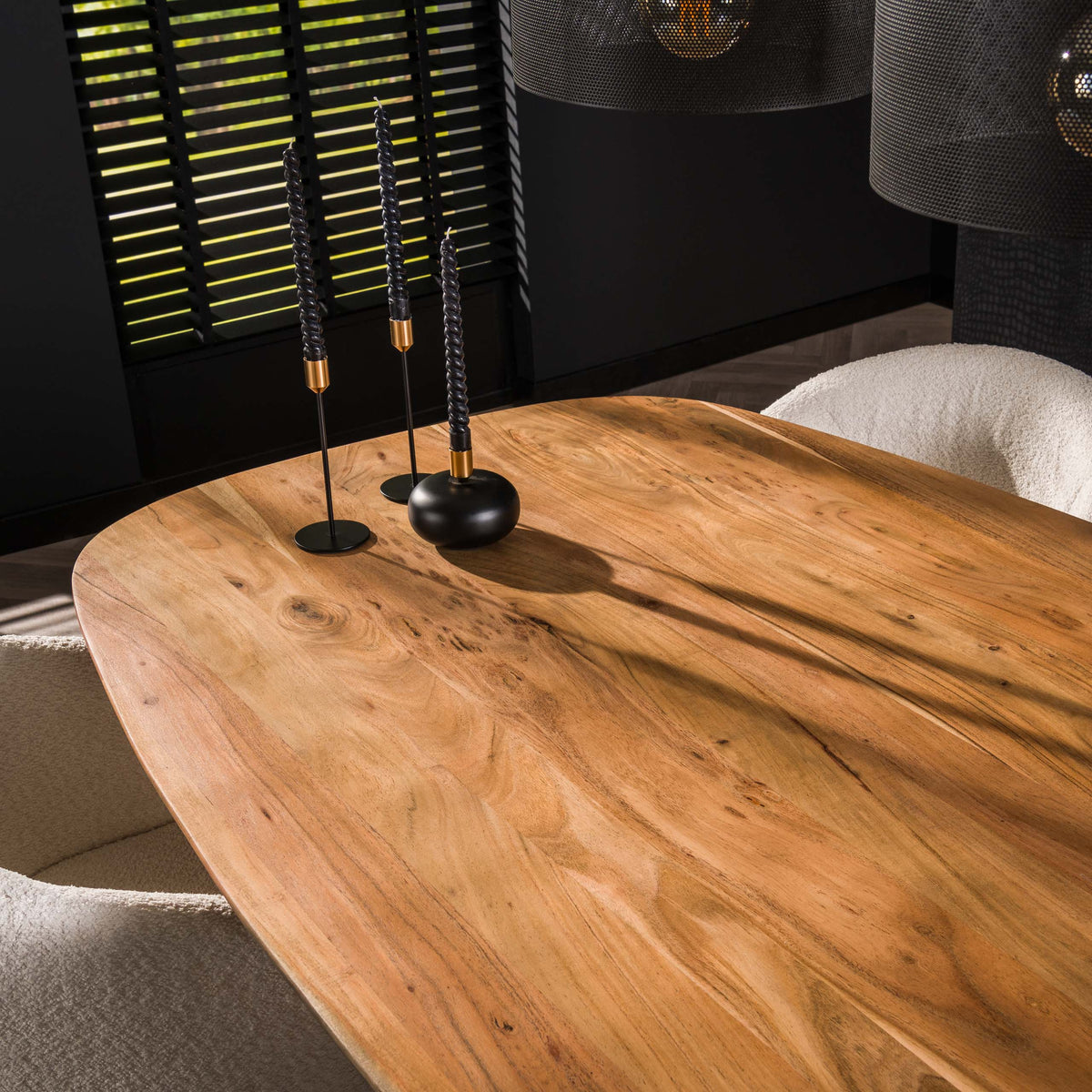 ARHUS SOLID Esstisch dänisch oval 180cm / Massiv Akazie