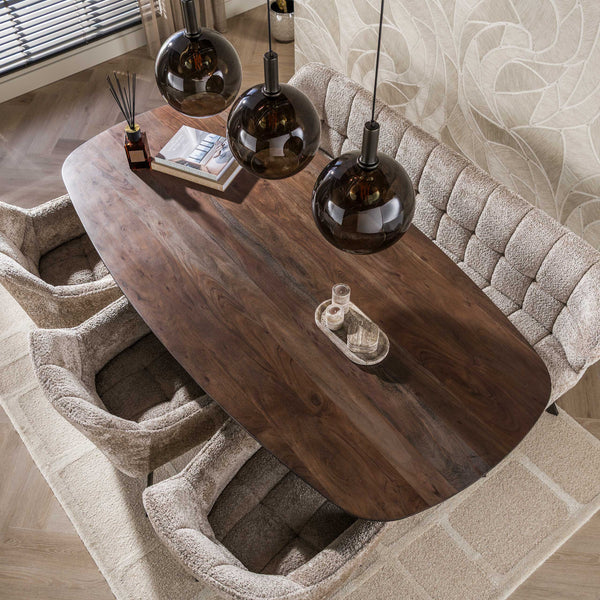 Esstisch Arhus Solid dänisch oval / Massiv Akazie