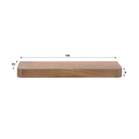 SNAKE Design shelf 165cm oak look bookcase with five shelves