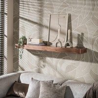 SNAKE Design shelf 165cm oak look bookcase with five shelves