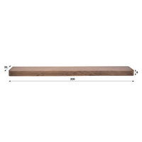 SNAKE Design shelf 165cm oak look bookcase with five shelves