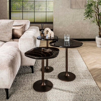 Beistelltisch Eclipse mittel / Antikkupfer / Antikgold
