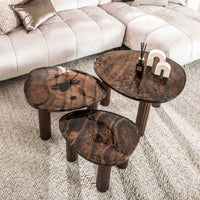 ARCHITECTURE Industrial coffee table 100cm oiled oak black frame