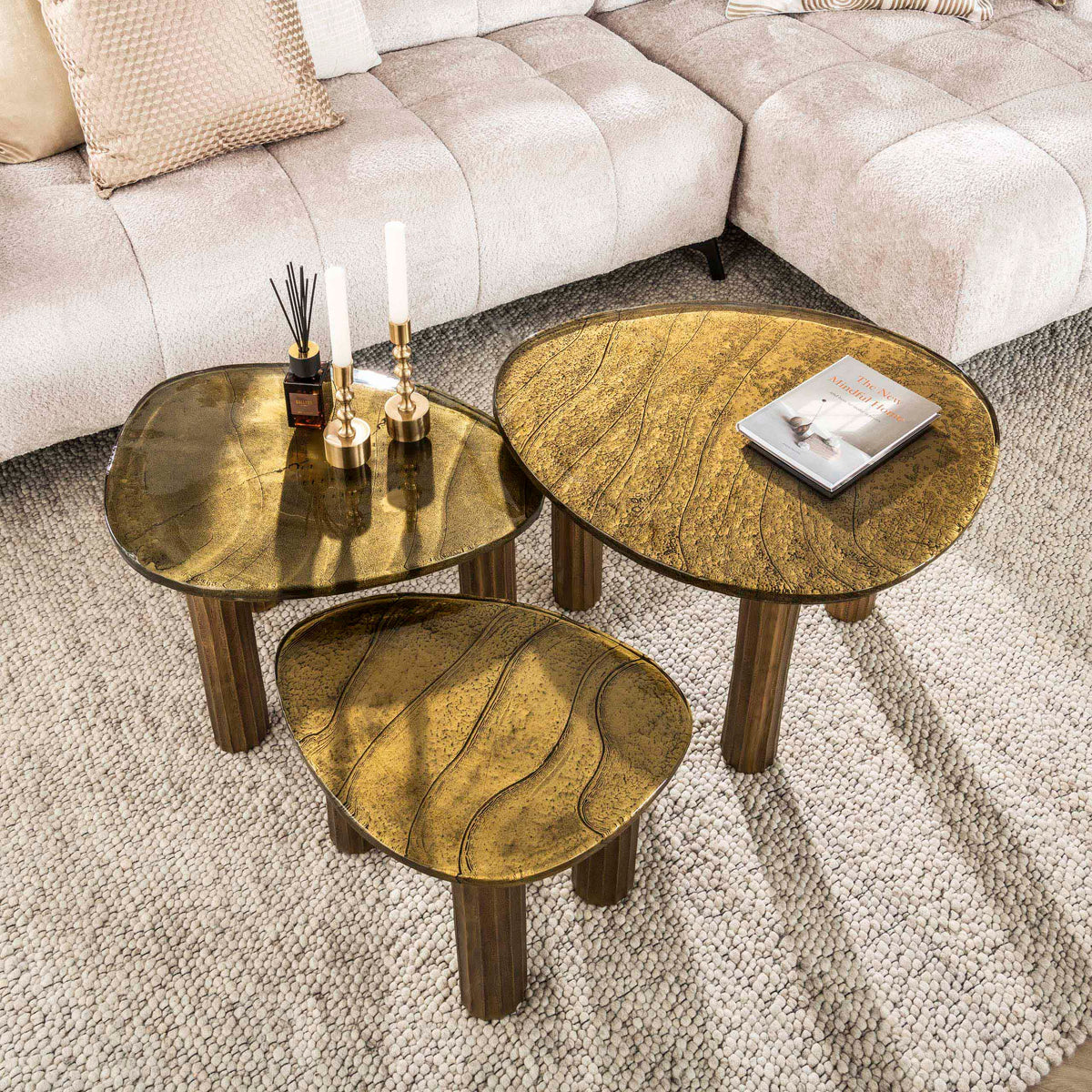 ARCHITECTURE Industrial coffee table 100cm oiled oak black frame