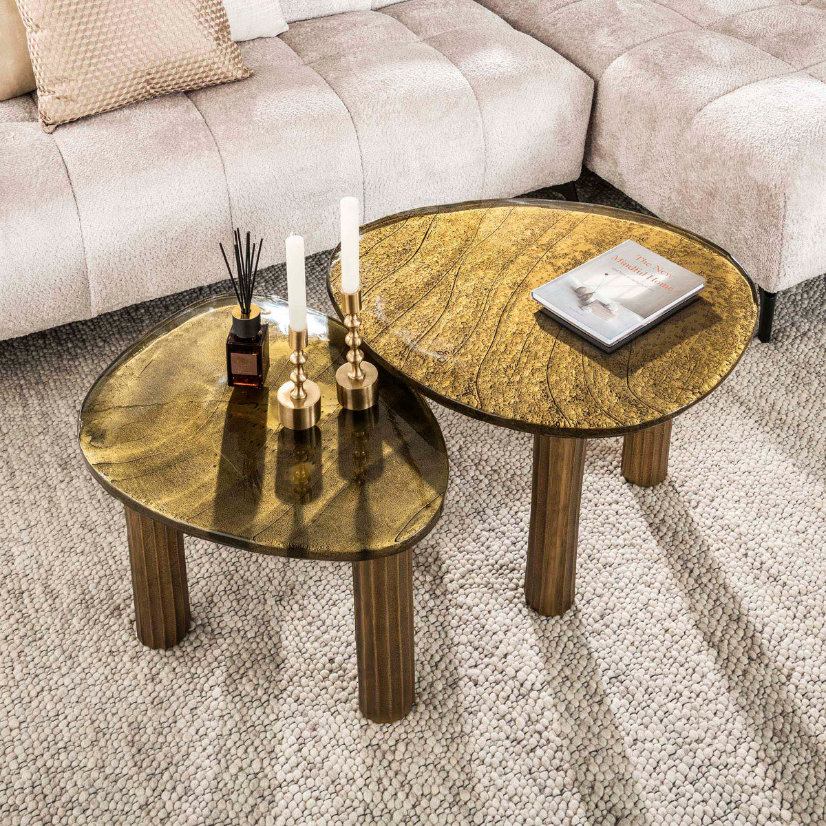ARCHITECTURE Industrial coffee table 100cm oiled oak black frame
